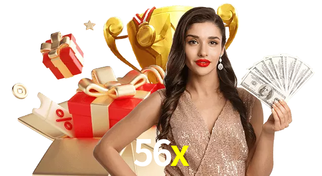 Jogue com dealers reais no 56x!